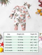 Von kilizo Newborn Baby Girl Clothes Romper Onesie Cotton Newborn Outfit for Girls Cute Infant Girl Jumpsuits Clothes - Image 6